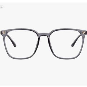 Taurus Square Gray Eyeglasses
